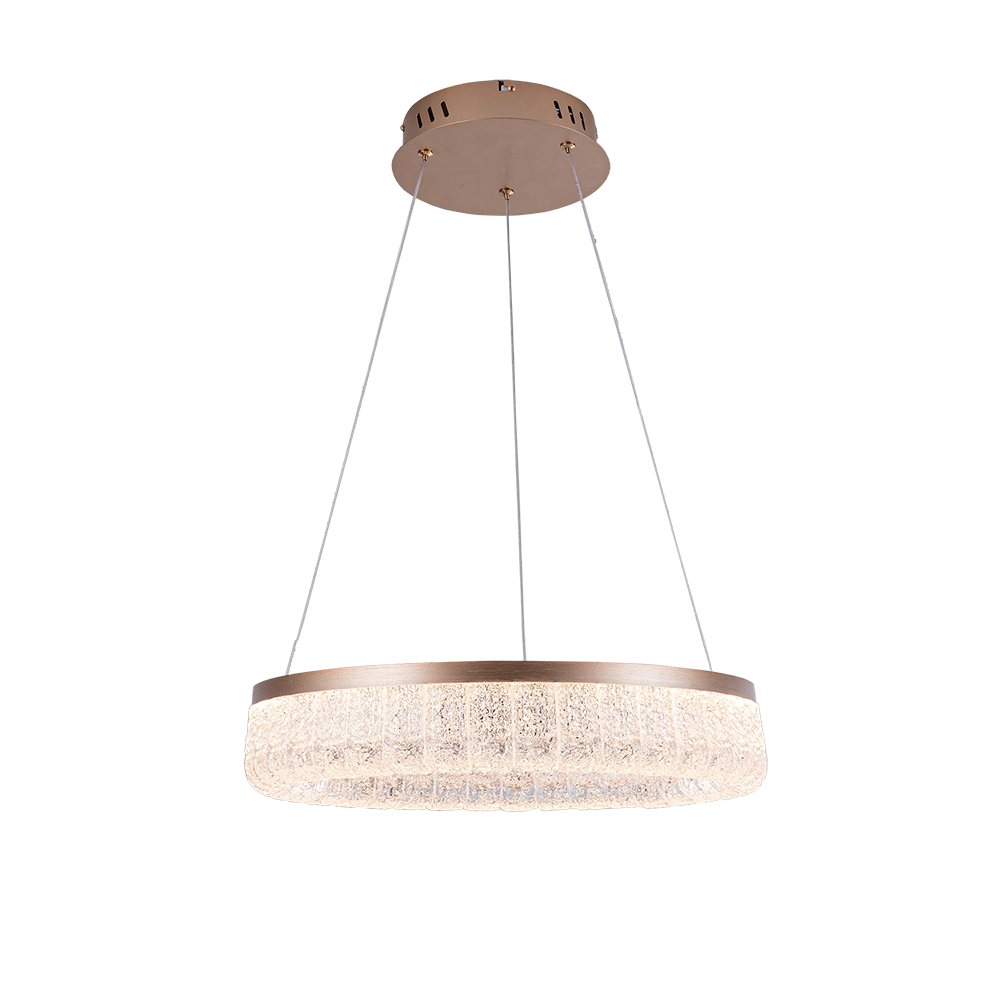 COLGANTE ARO LED 25W 3000K 60cm DORADO
